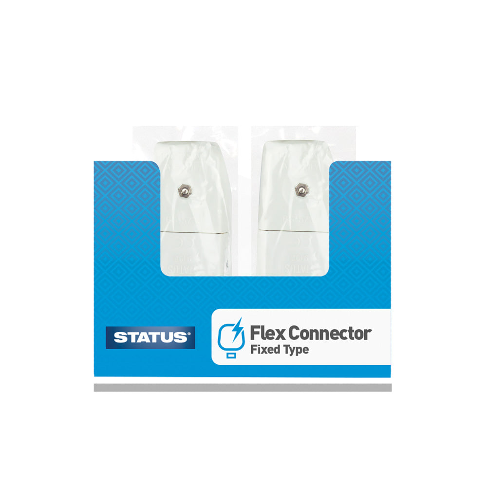 Status 13 Amp Fixed Type Flex Connector