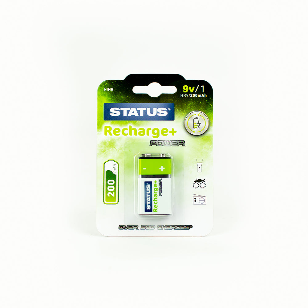 Status Rechargeable 9V Battery (SRNIMH9V2001PK)