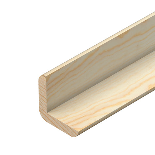 35mm x 35mm Pine Cushion Corner Angle Moulding (LOCAL PICKUP / DELIVERY ONLY)