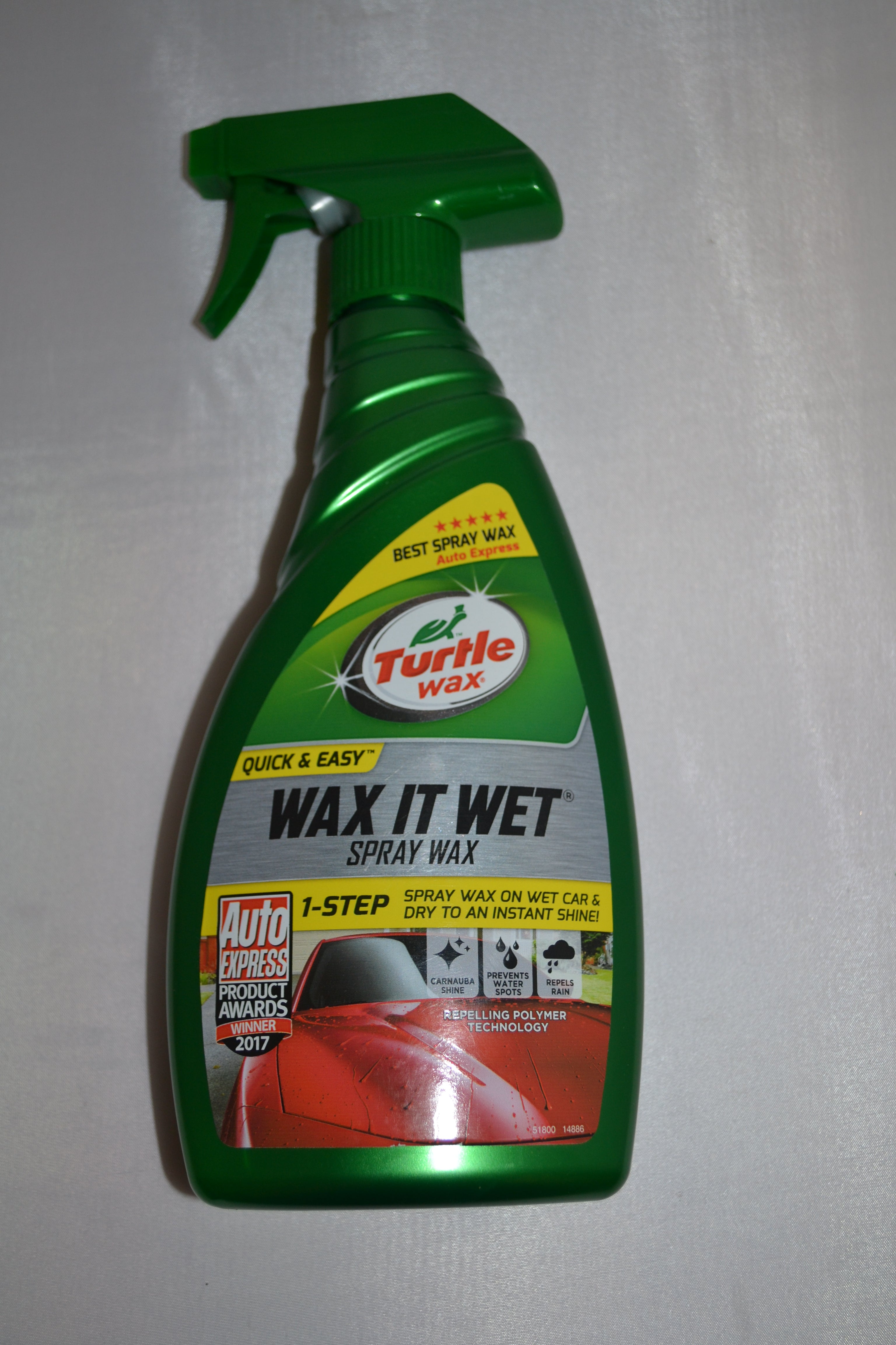 Turtle Wax - Quick & Easy Wax It Wet Spray Wax - 500 ml