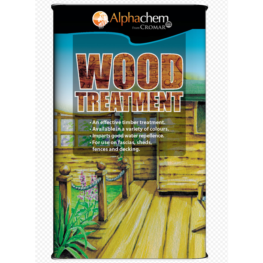 Alphachem Wood Treatment - Clear, Light Brown, Dark Brown & Red Cedar - 1, 2.5 & 5 litres