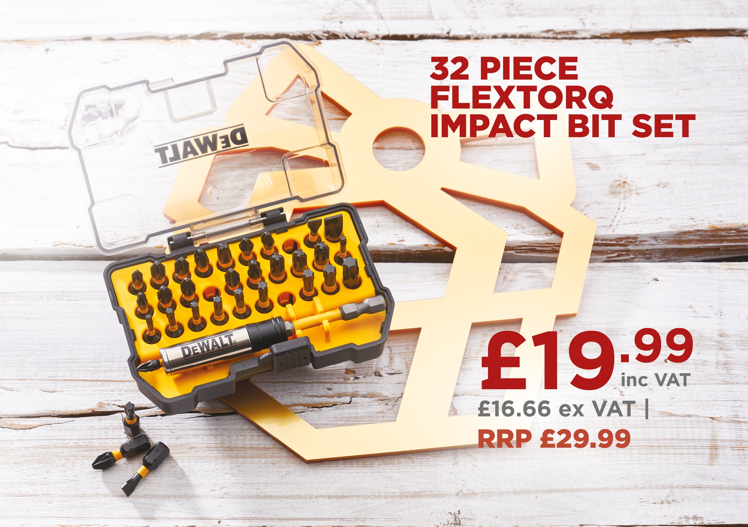 DeWalt FLEXTORQ™ Torx Bit Set - 32 Piece