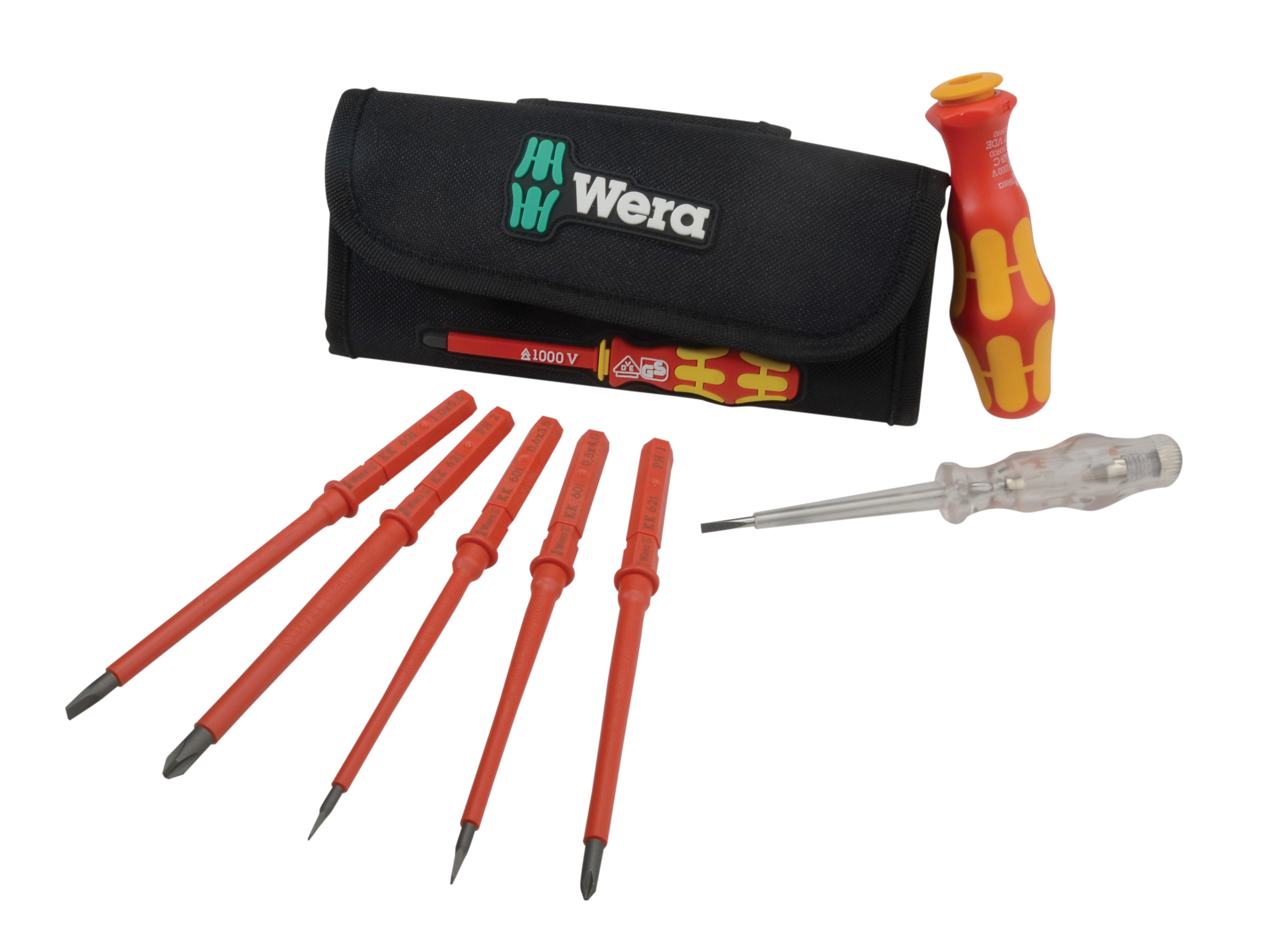 Wera 7 Piece VDE Interchangeable Screwdriver Set