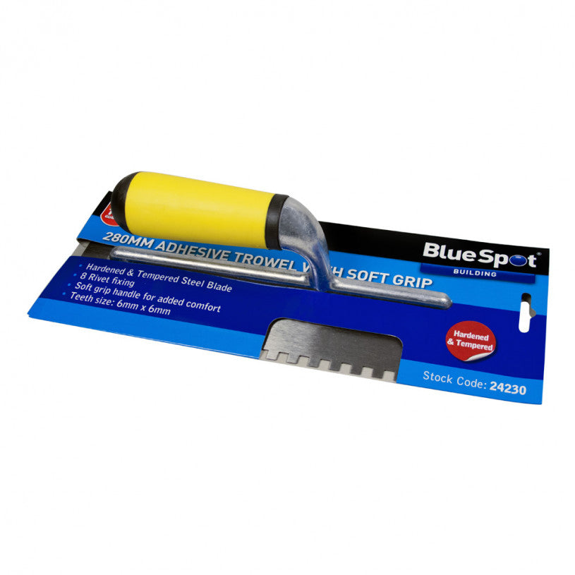 BlueSpot Adhesive Trowel with Soft Grip 280mm (11in) (24230)