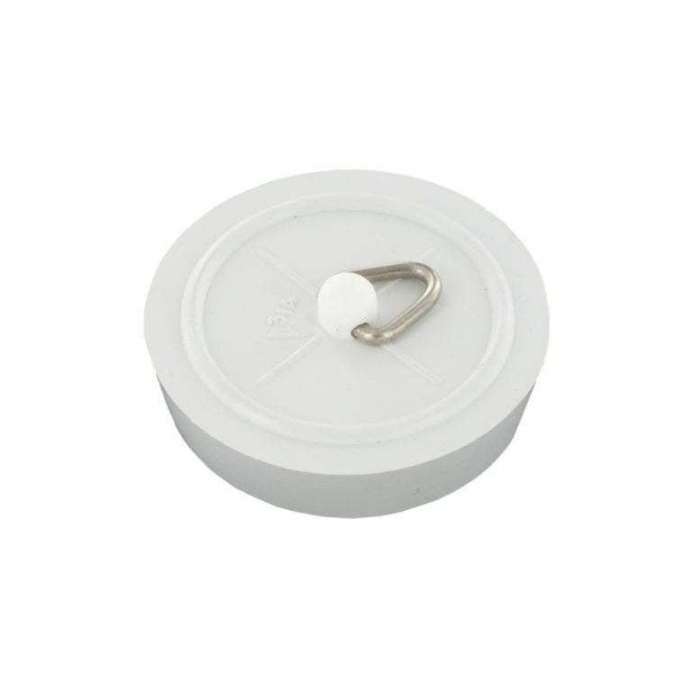 Securit - White Sink Plug - 38mm (1 1/2") (S6831)