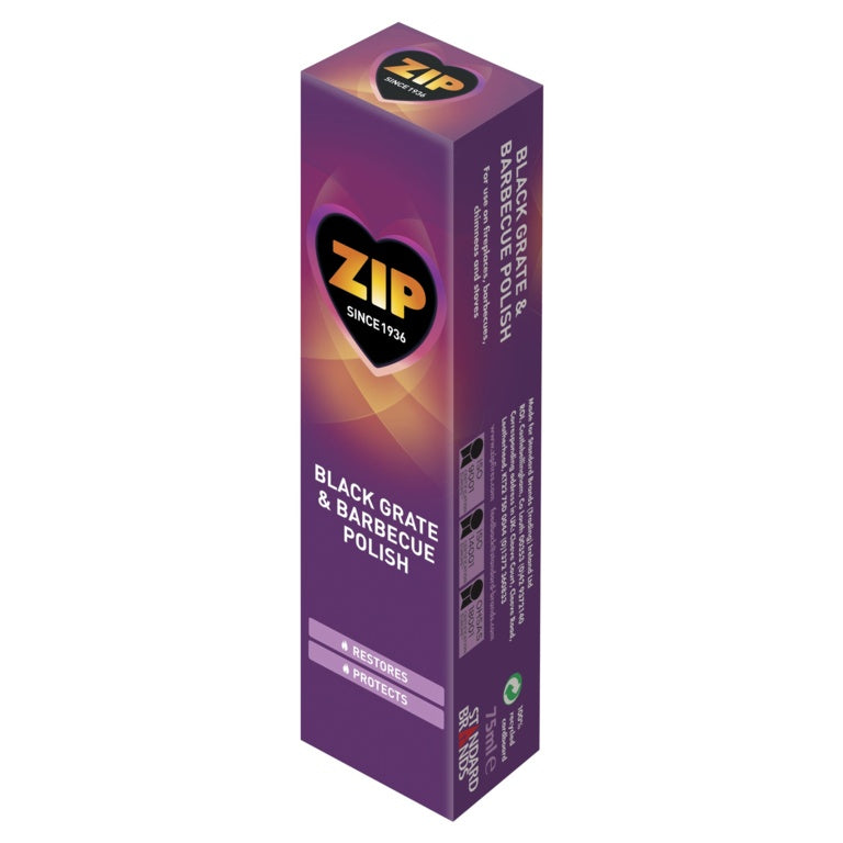 Zip - Traditional Black Grate & Barbecue Polish - 75ml