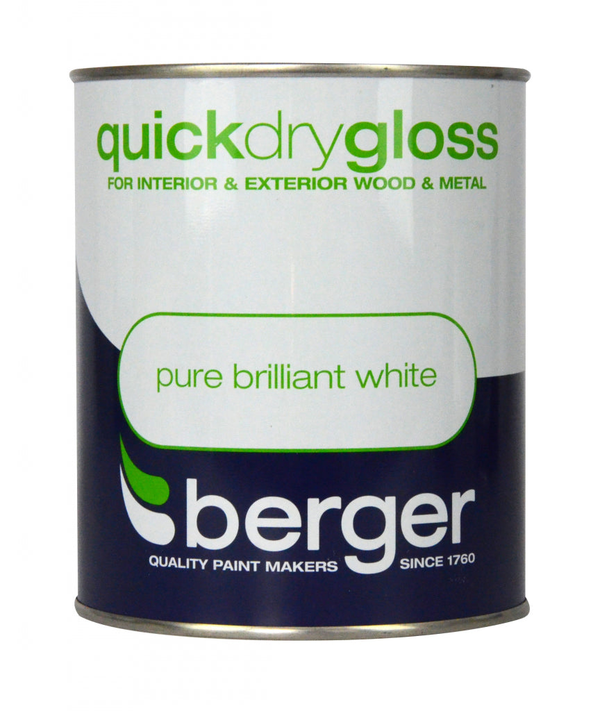 Quick Dry Gloss - Pure Brilliant White - 750ml & 2.5L