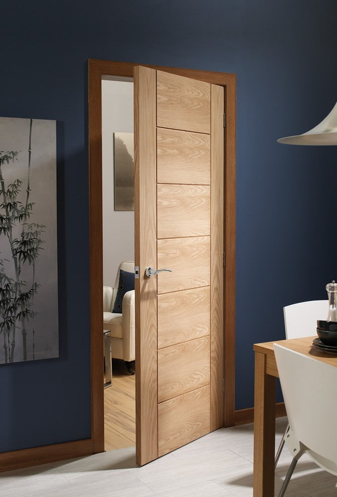 XL Joinery Internal 7 Panel Oak Palermo Fire Door 1981 x 838 x 44mm (78" x 33")