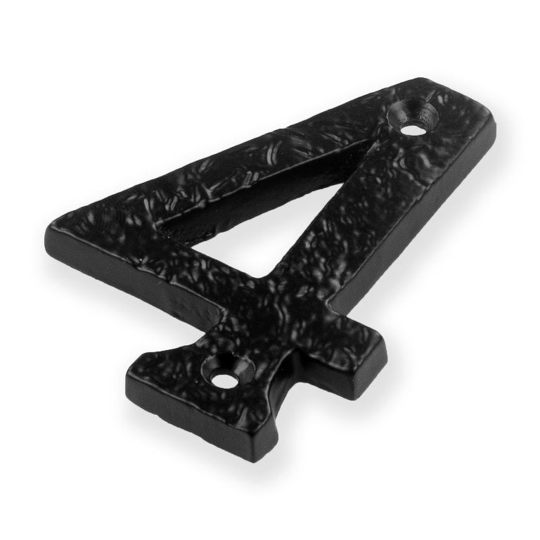 Black Antique House Numbers 75mm (3")