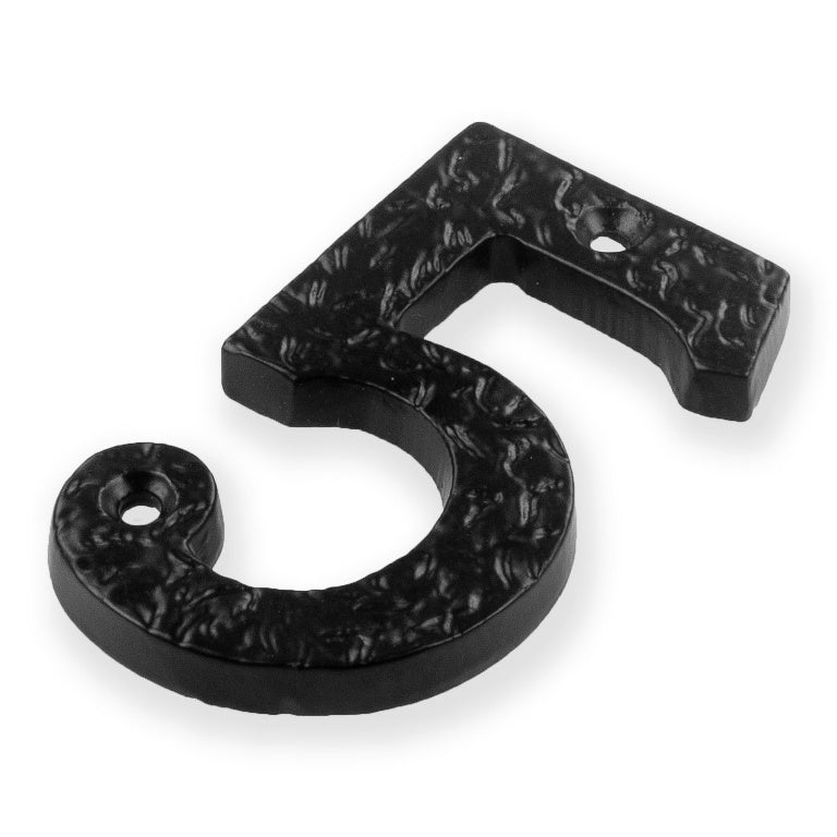 Black Antique House Numbers 75mm (3")