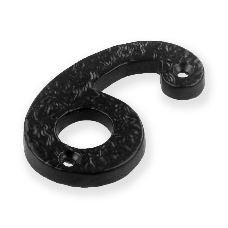 Black Antique House Numbers 75mm (3")