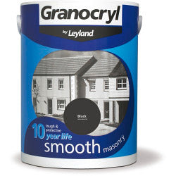 Granocryl Black Masonry Paint 2.5L