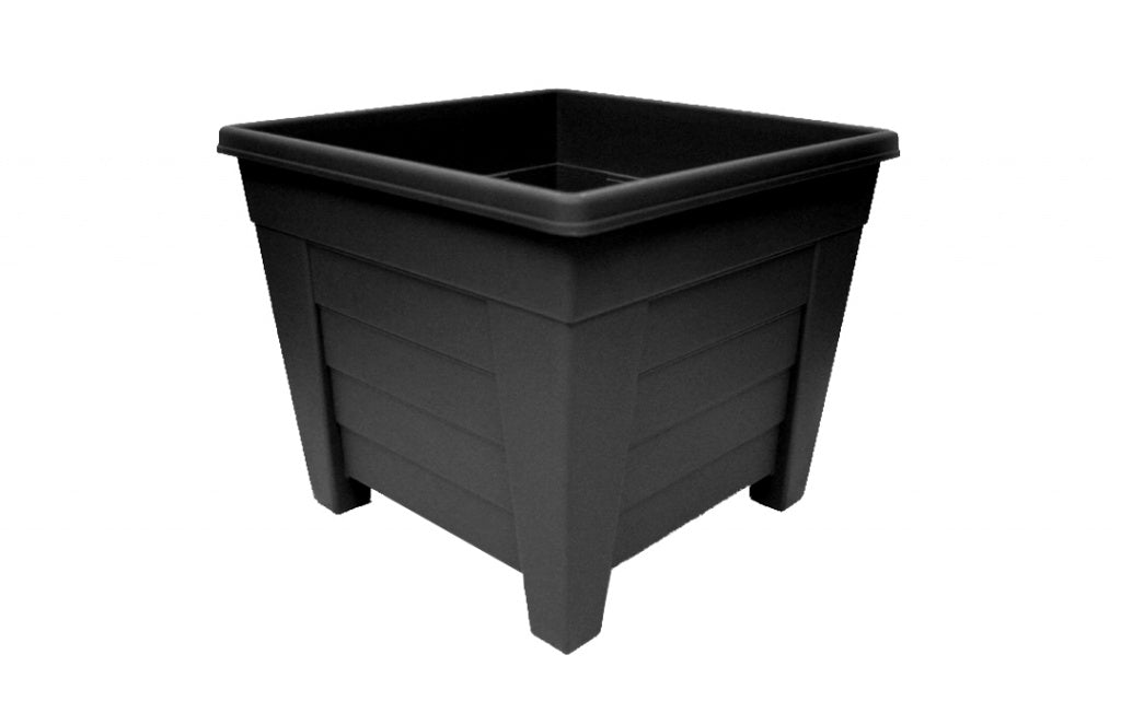 The Grosvenor Collection - Square Planter - 33 cm & 38 cm - Black