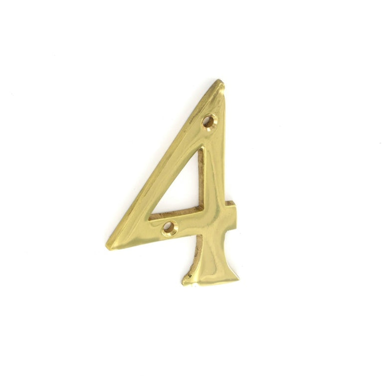 Brass House Numbers 75mm (3")