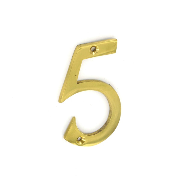 Brass House Numbers 75mm (3")