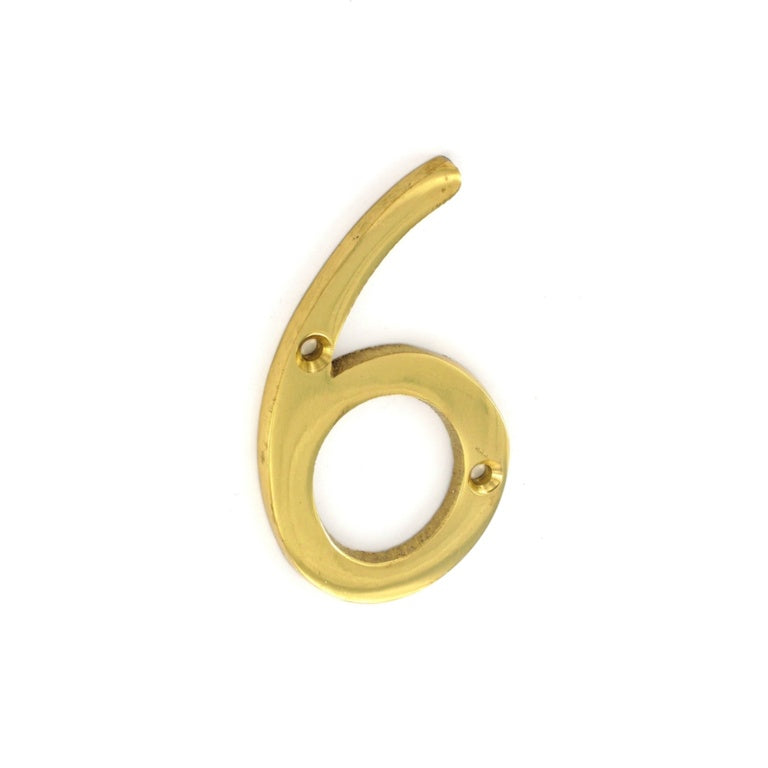 Brass House Numbers 75mm (3")