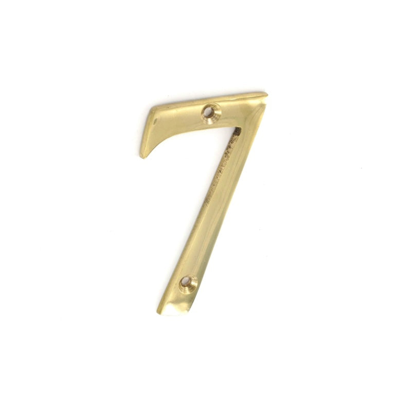 Brass House Numbers 75mm (3")