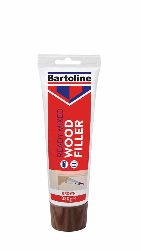 Bartoline Brown Wood Filler Squeezy Tube 330g