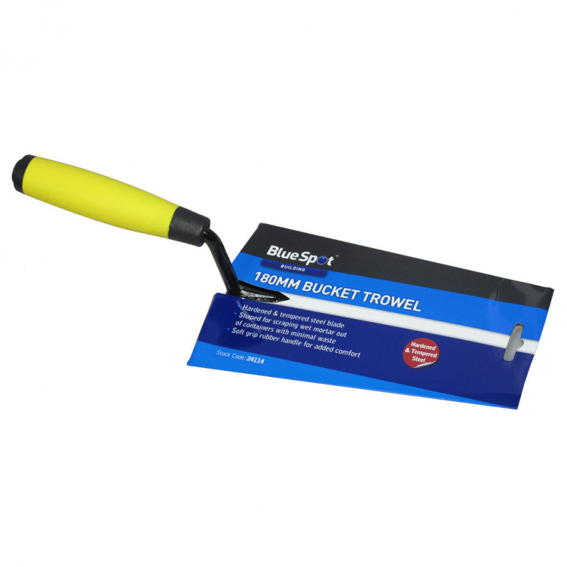 BlueSpot Bucket Trowel with Soft Grip - 180mm (24114)