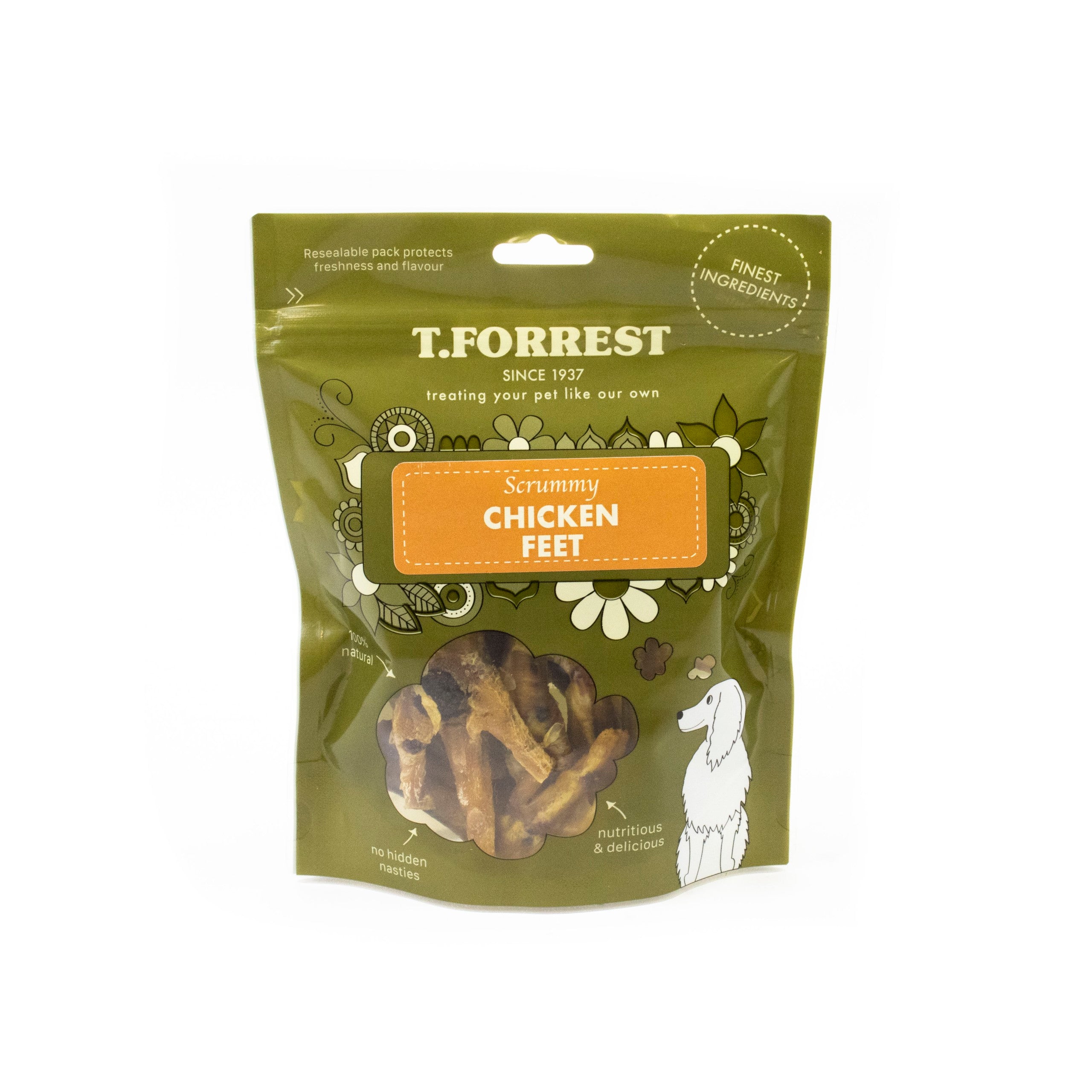 Air Dried Chicken Feet Natural Dog Treats