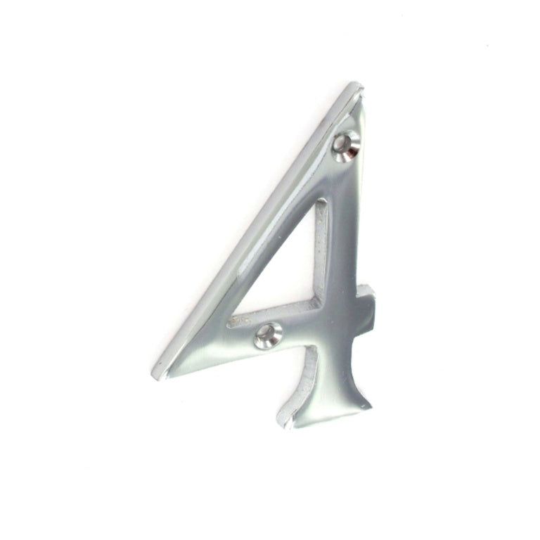 Chrome Plated House Numbers 75mm (3")