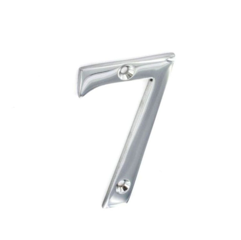 Chrome Plated House Numbers 75mm (3")