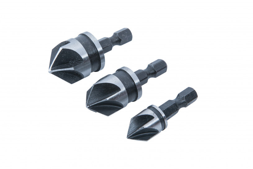 BlueSpot - 3 Piece Countersink Bit Set (20310)