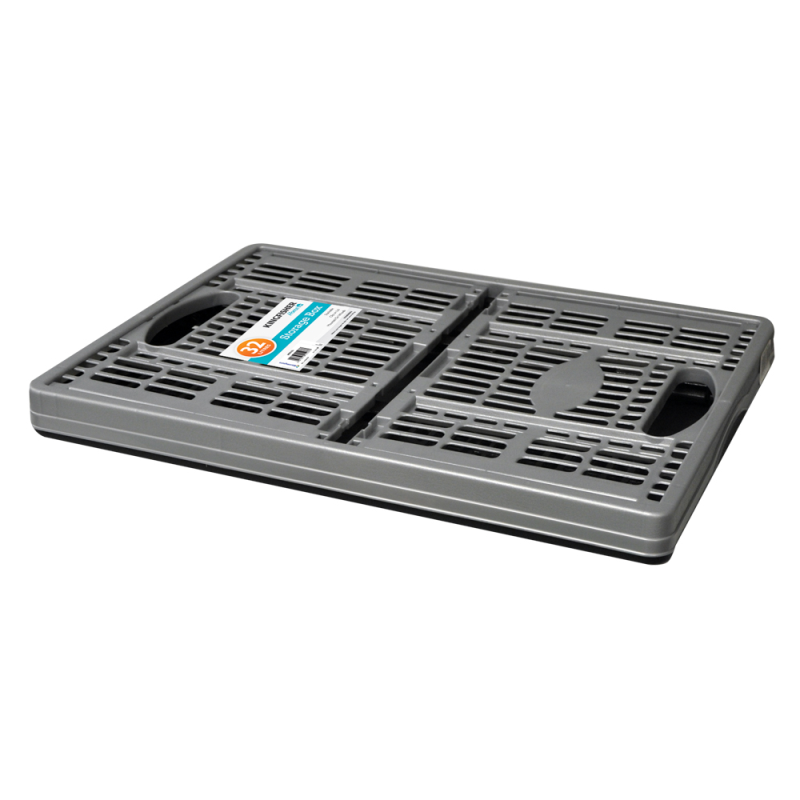 Kingfisher 32L Flat Pack Plastic Storage Crate (FCRATE)