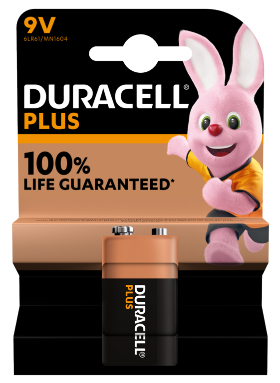 Duracell Plus 9 Volt Battery