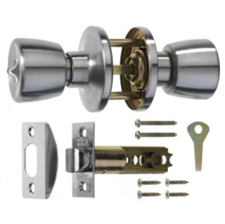 ERA Passage Lock Set Satin Finish