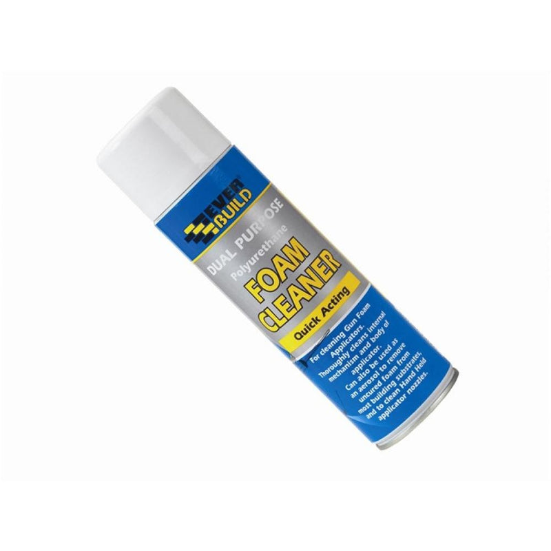 Everbuild Dual Purpose Foam Cleaner 500ml (Broken lid)