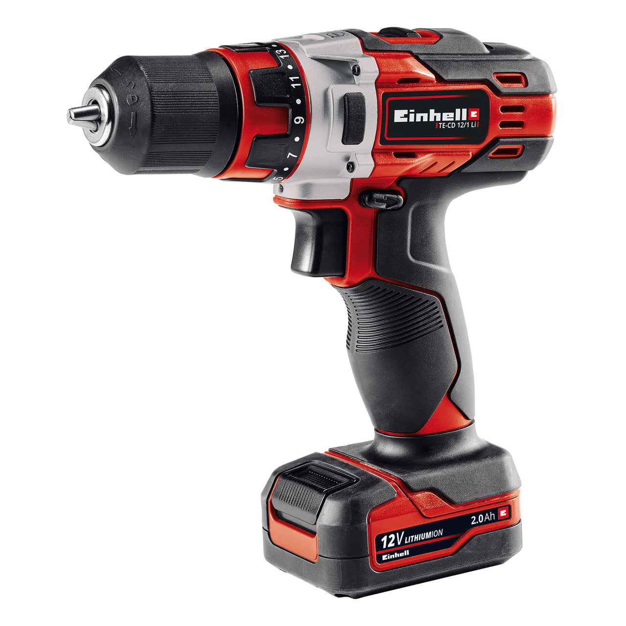 Einhell TE-CD12/1LI 12V Drill Driver With 1 x 2.0Ah Battery