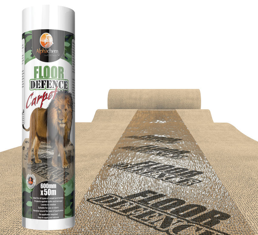 Alphachem Floor Defence Contractors Carpet Protector 600mm x 25m