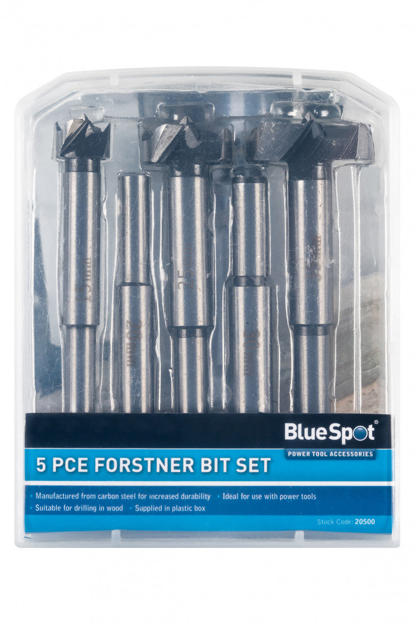 BlueSpot 5 PCE Forstner Bit Set (15-35mm) (20500)