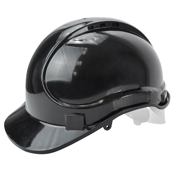 Scan - Standard Industrial Safety Helmet / Hard Hat - Black, Blue, Orange & White