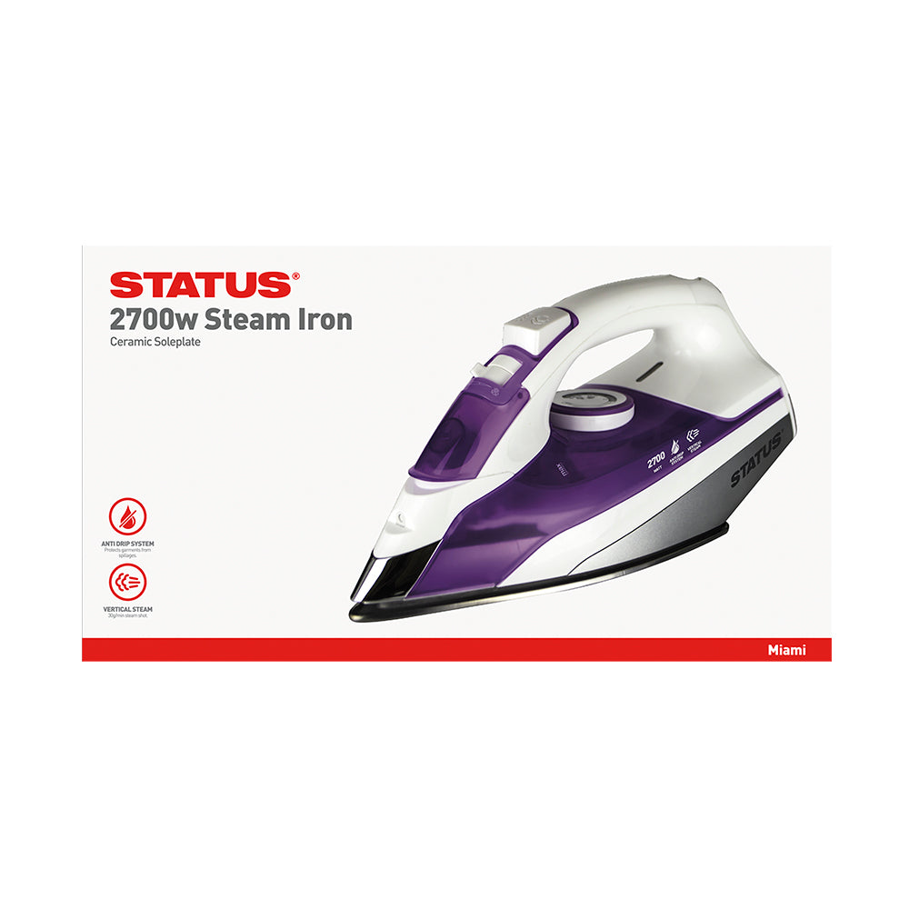 Corded Steam Iron - 2700 watt