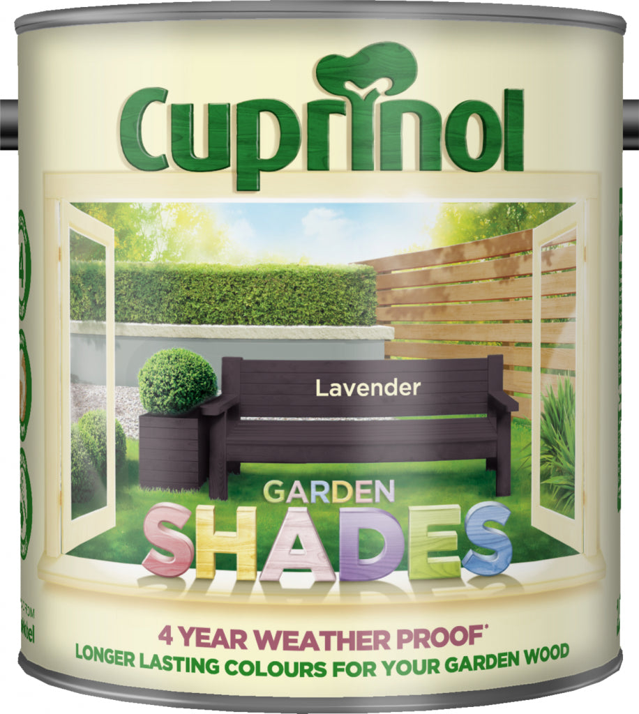 Cuprinol Garden Shades - Outdoor Garden Paint - 2.5 litres - Minor damage to cans