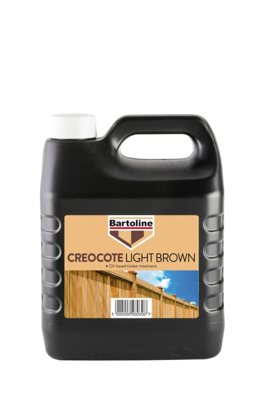 Bartoline Creocote Oil-based Timber Treatment - 4 litres - Light Brown & Dark Brown