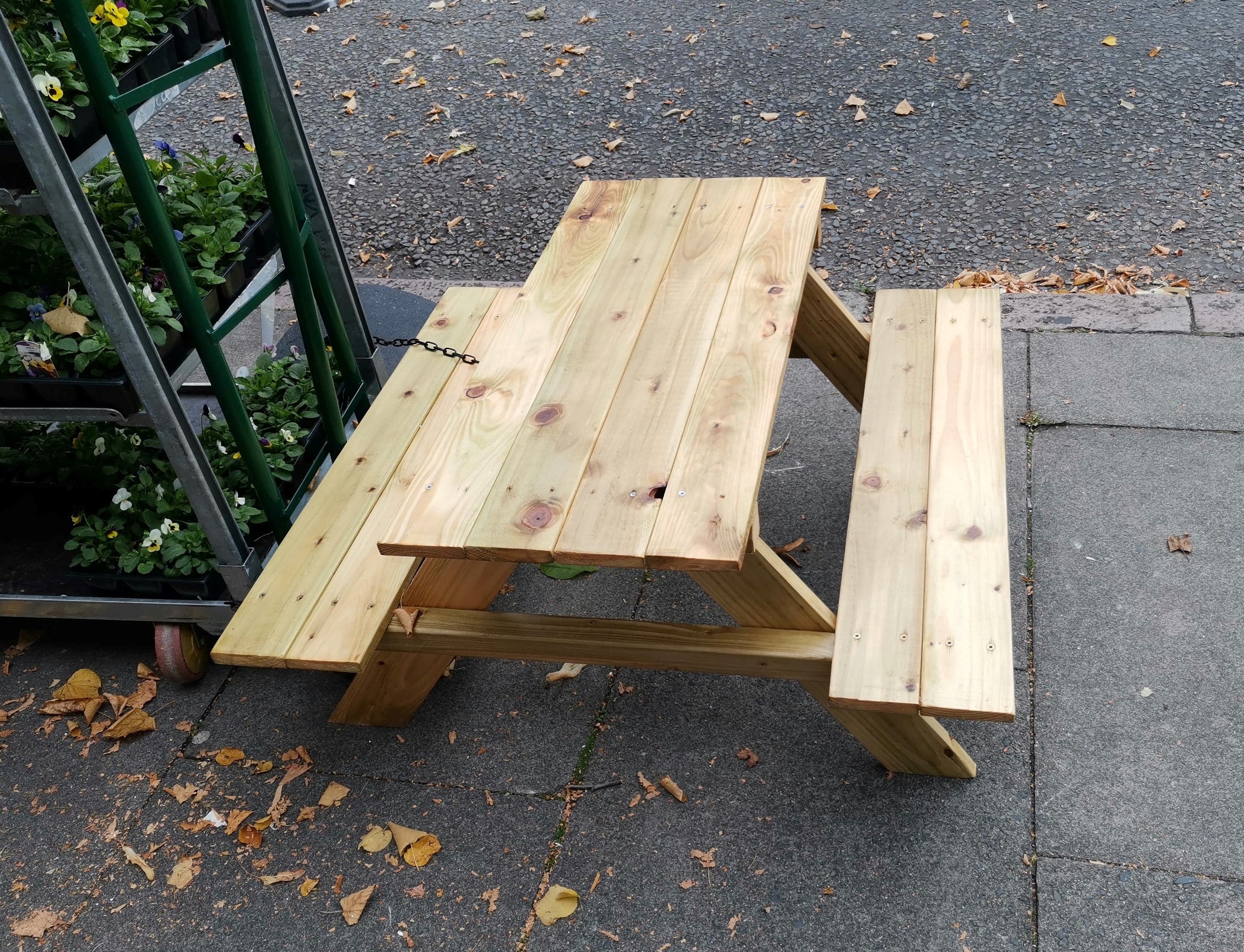 Miniature Wooden Children's Picnic Table 900 mm (36") x 980 mm (39") x 500 mm (20") (LOCAL PICKUP / DELIVERY ONLY)