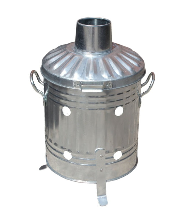 Galvanised Mini Garden Incinerator - 13 Litre