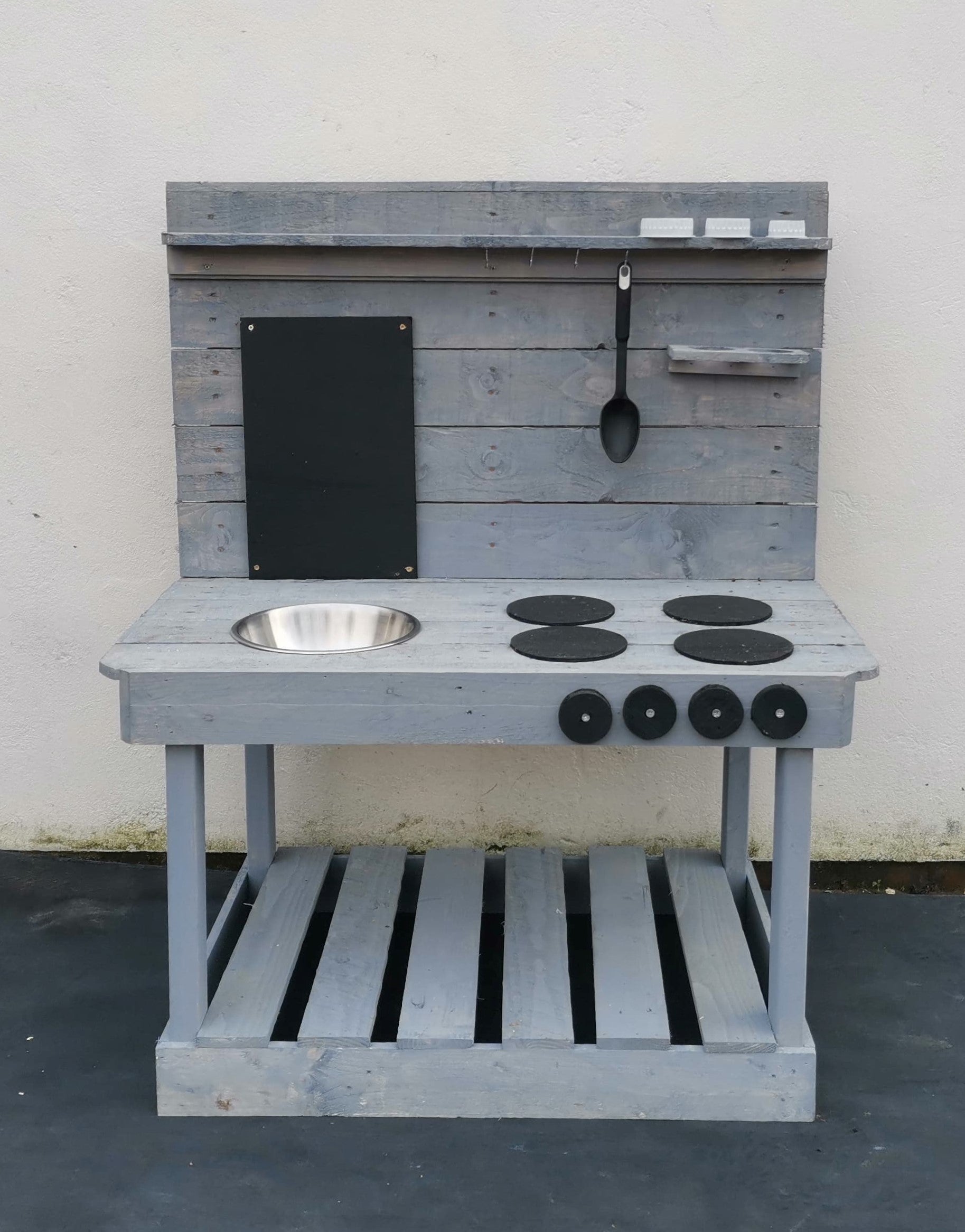 Hand-Crafted Wood Mud Kitchen (LOCAL PICKUP / DELIVERY ONLY)