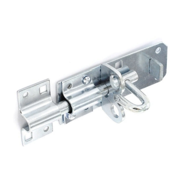 Padlock Bolt Zinc Plated - 100mm (4"), 150mm (6") & 200mm (8")