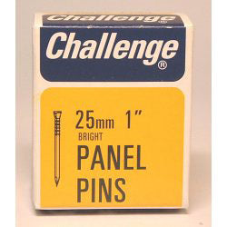 Challenge Panel Pins - 13mm (1/2"), 15mm (5/8"), 20mm (3/4"), 25mm (1"), 30mm (1 1/4") & 40mm (1 1/2") - 30g - 50g pack