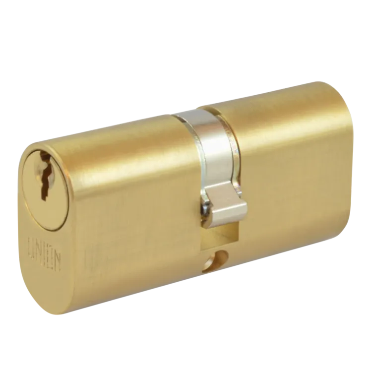 Union J2X6 PL Door Cylinder 32.5/32.5 Brass