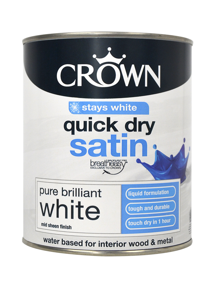 Quick Dry Satin - Pure Brilliant White - 750ml & 2.5L