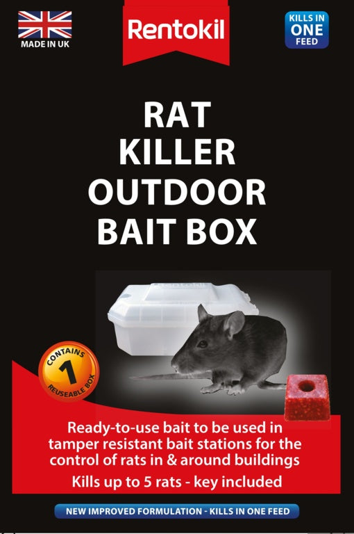 Rentokil Rat Killer Outdoor Bait Box