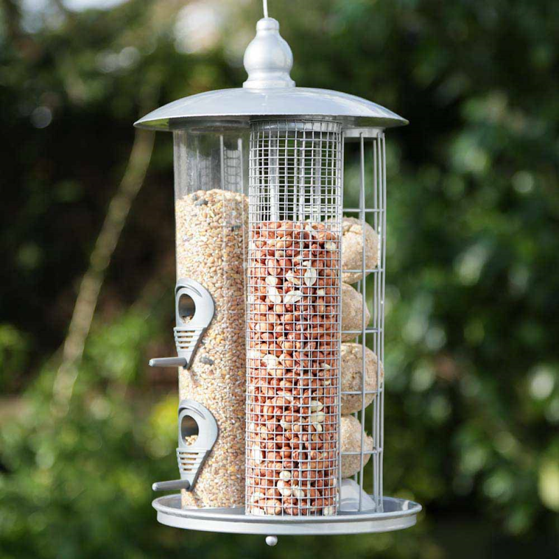 Deluxe 3 in 1 Suet Fat Ball, Seed & Nut Feeder (BF038)