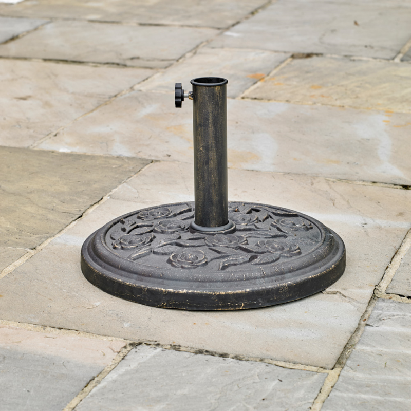 Kingfisher 9kg Cast Iron Effect Parasol Base