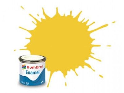 Humbrol Yellow Enamel Paint 14ml (69)