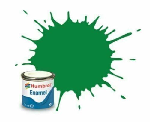 Humbrol Emerald Green Enamel Paint 14ml (2)